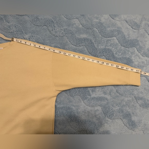 Mango MNG Oversized Textured Sweatshirt Beige Worn Once in Excellent Condition - Picture 9 of 10